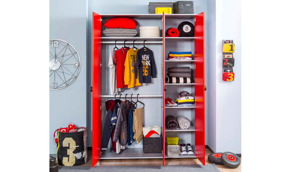 RACE CUP 3-ukseline riidekapp | Racecup | ZIPhome.ee pilt 2