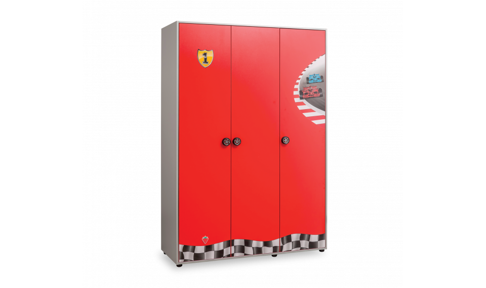 RACE CUP 3-ukseline riidekapp | Racecup | ZIPhome.ee pilt 1