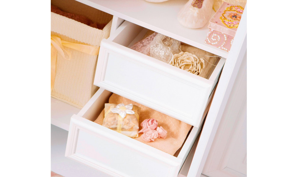 ROMANTIC 3-ukseline riidekapp | Laste riidekapid | ZIPhome.ee pilt 5