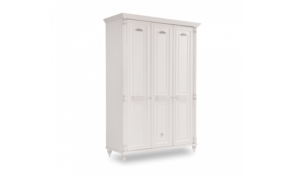 ROMANTIC 3-ukseline riidekapp | Laste riidekapid | ZIPhome.ee pilt 1