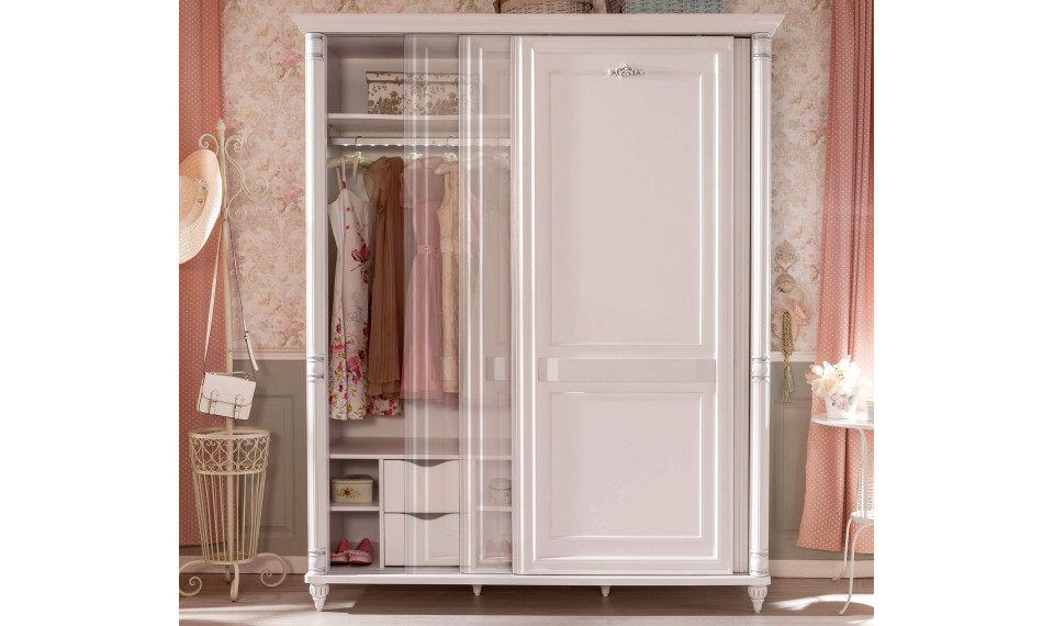 ROMANTIC lükandustega riidekapp | Laste riidekapid | ZIPhome.ee pilt 4