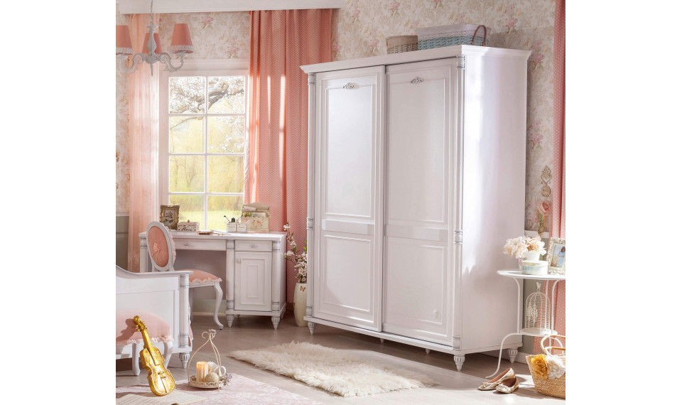 ROMANTIC lükandustega riidekapp | Laste riidekapid | ZIPhome.ee pilt 3