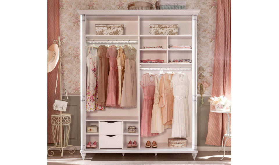 ROMANTIC lükandustega riidekapp | Laste riidekapid | ZIPhome.ee pilt 2