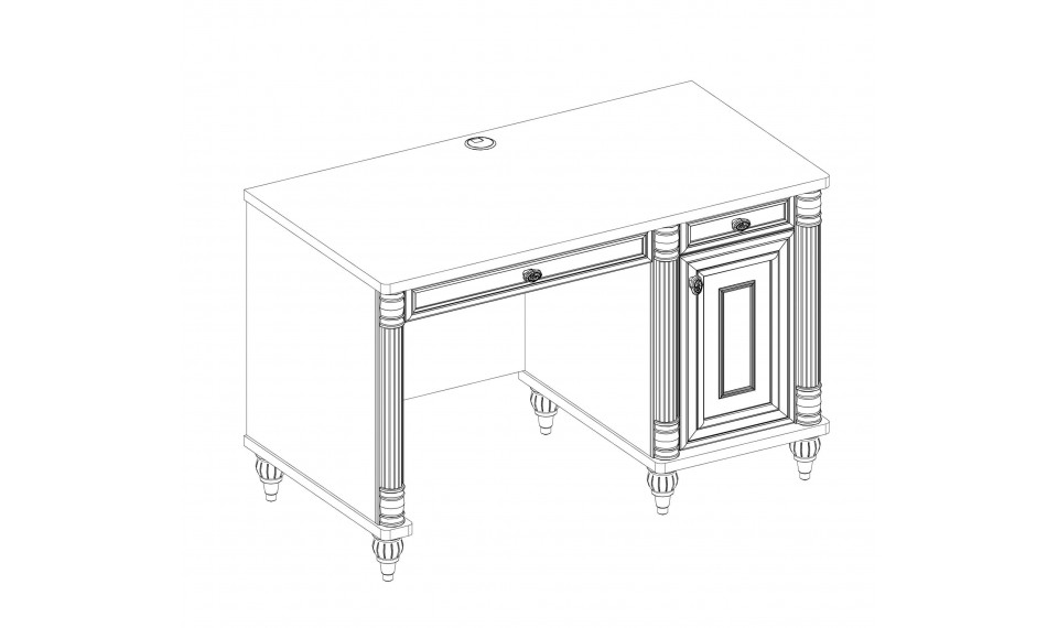 ROMANTIC письменный стол | Romantic | ZIPhome.ee изображение 4