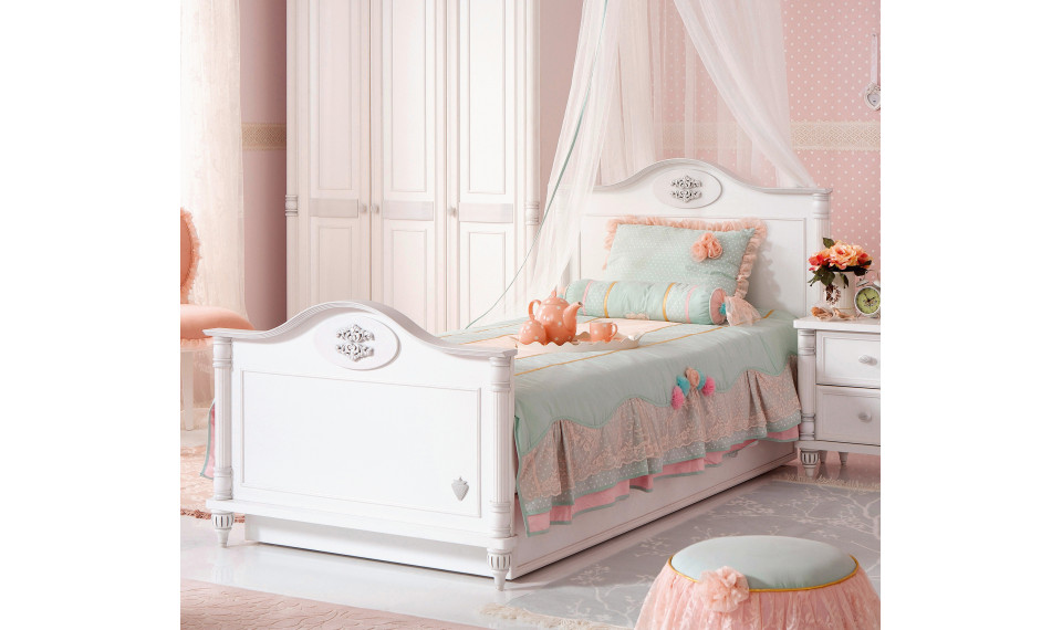 ROMANTIC voodi (100x200 cm) | Laste voodid | ZIPhome.ee pilt 2