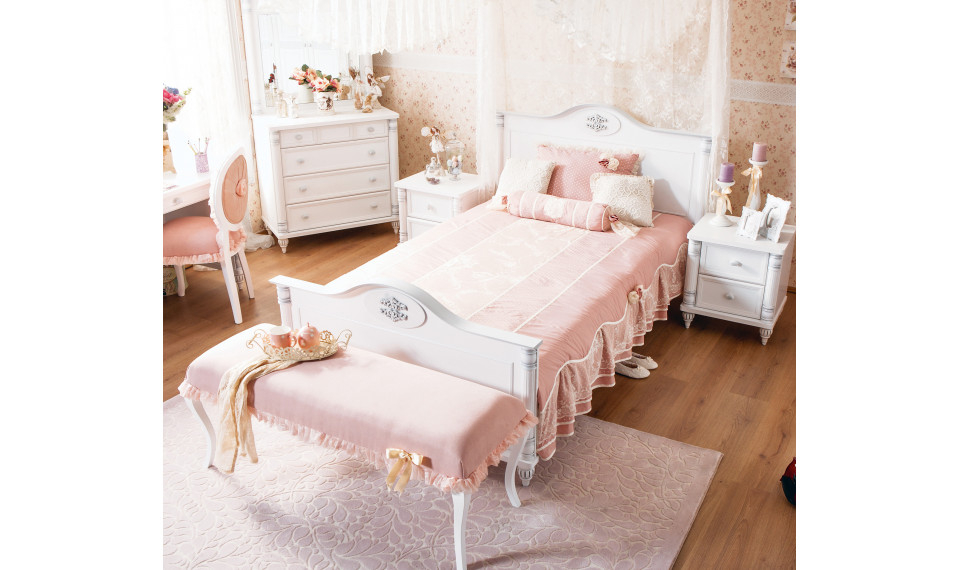 ROMANTIC voodi (120x200 cm) | Laste voodid | ZIPhome.ee pilt 2