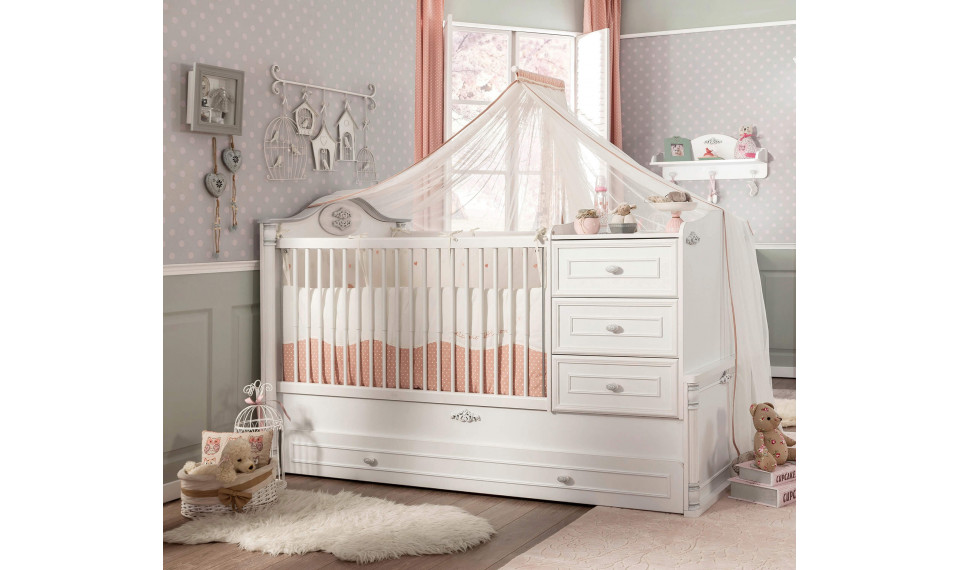 ROMANTIC beebivoodi-transformer (80x180 cm) | Beebivoodid | ZIPhome.ee pilt 2