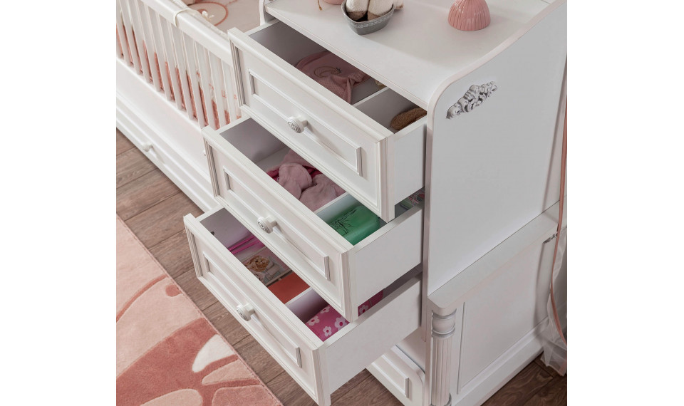 ROMANTIC beebivoodi-transformer (80x180 cm) | Beebivoodid | ZIPhome.ee pilt 4