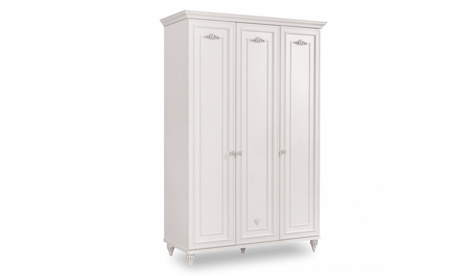 ROMANTICA 3-ukseline riidekapp | Laste riidekapid | ZIPhome.ee pilt 1