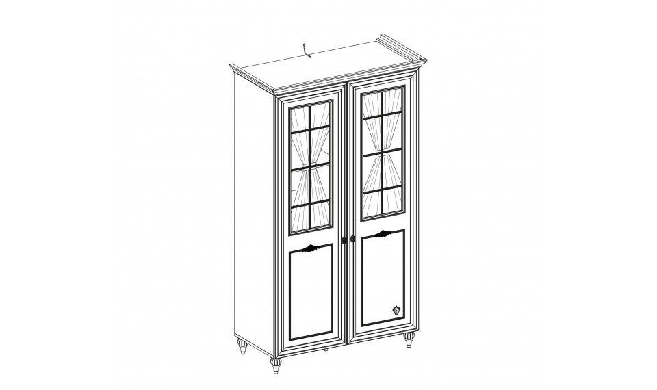 ROMANTICA 2-ustega riidekapp aknaga | Laste riidekapid | ZIPhome.ee pilt 4