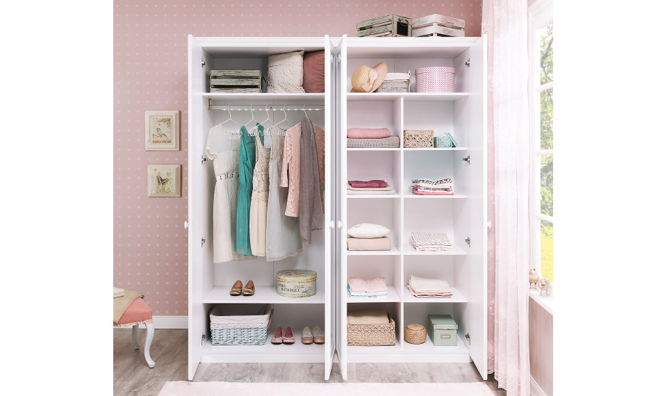 ROMANTICA 4-ukseline riidekapp | Laste riidekapid | ZIPhome.ee pilt 2
