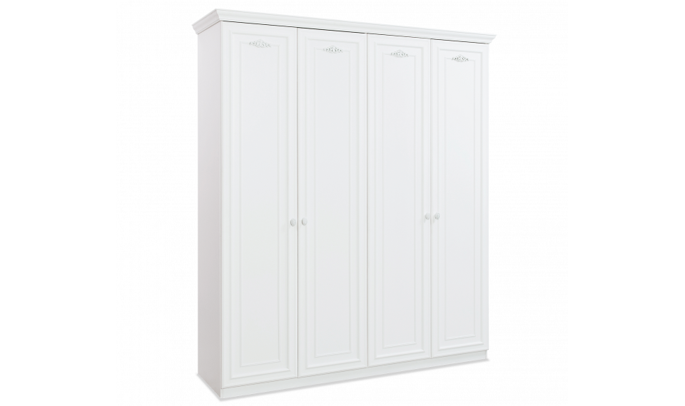 ROMANTICA 4-ukseline riidekapp | Laste riidekapid | ZIPhome.ee pilt 1