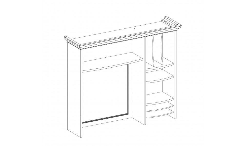 ROMANTICA kirjutuslaua riiul | Romantica | ZIPhome.ee pilt 3