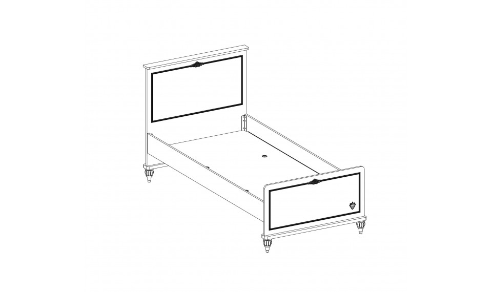 ROMANTICA voodi (120x200 cm) | Laste voodid | ZIPhome.ee kuva 3