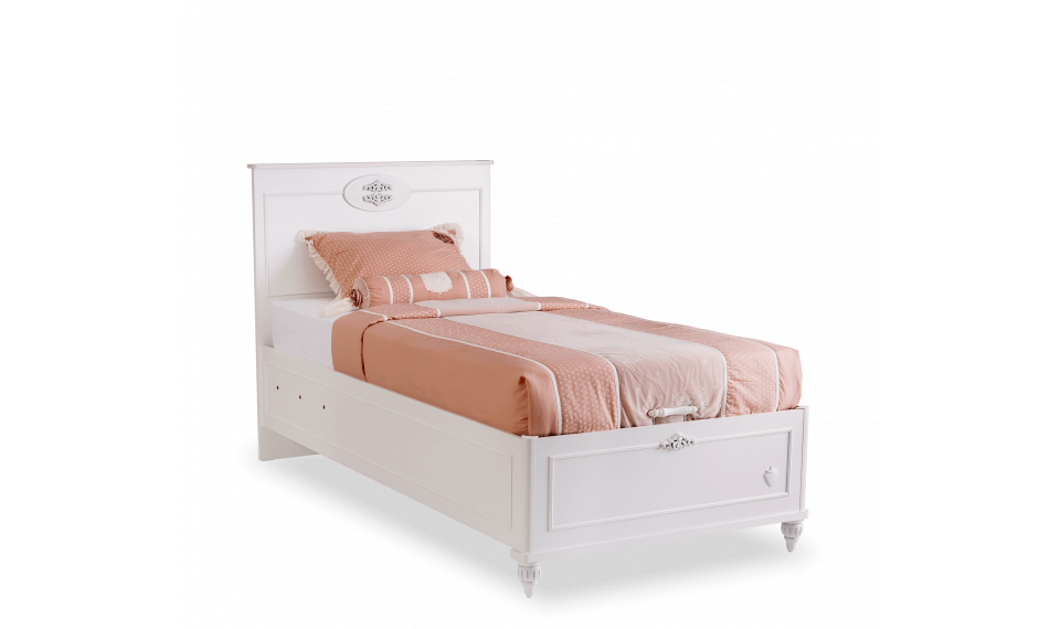 ROMANTICA voodi pesukastiga tõstemehhanismiga. (100x200 cm) | Laste voodid | ZIPhome.ee pilt 1