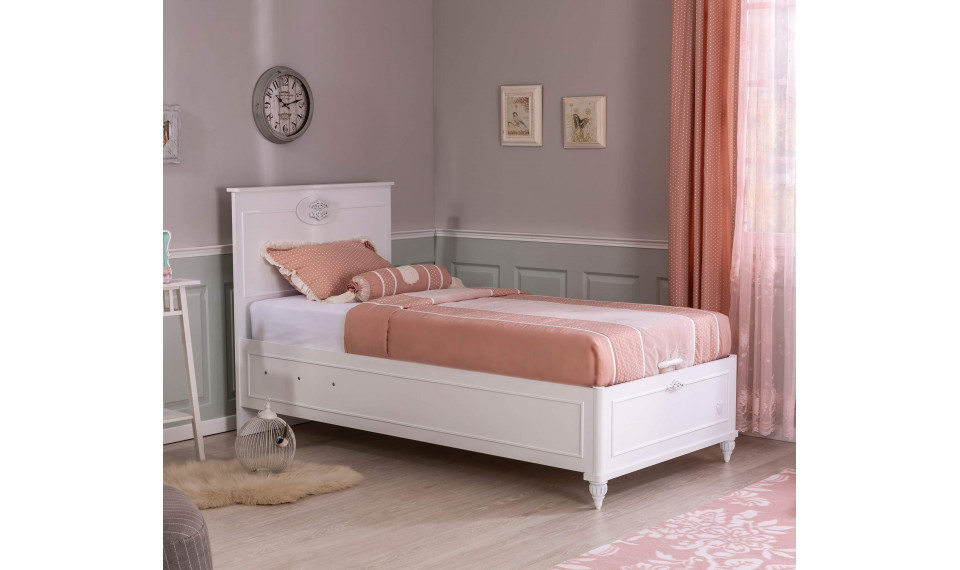 ROMANTICA voodi pesukastiga tõstemehhanismiga. (120x200 cm) | Laste voodid | ZIPhome.ee kuva 3