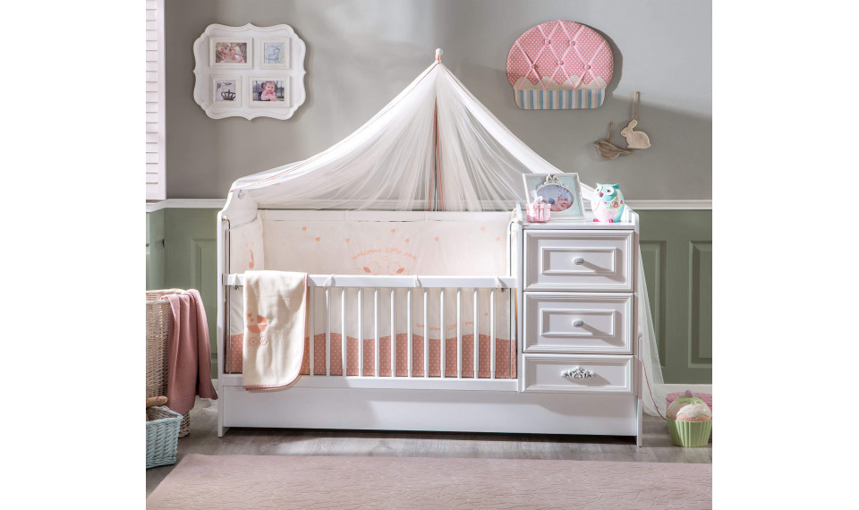 ROMANTICA кровать-трансформер (75x160 cm) | Детские кроватки | ZIPhome.ee изображение 2