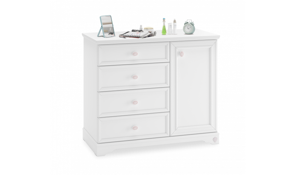 RUSTIC WHITE kummut | Laste kummutid | ZIPhome.ee pilt 1