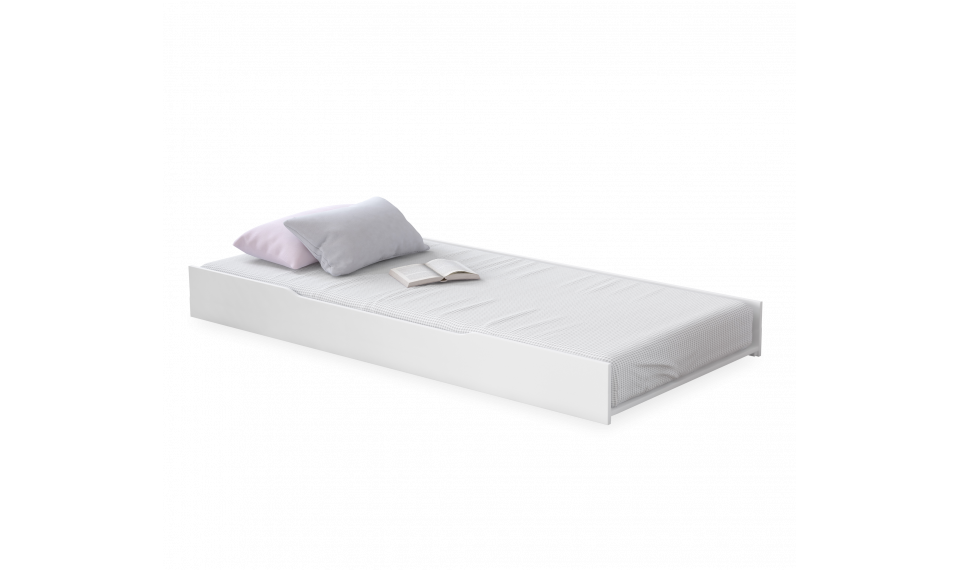 RUSTIC WHITE liisavoodi (100x200 cm) | Laste voodid | ZIPhome.ee pilt 1