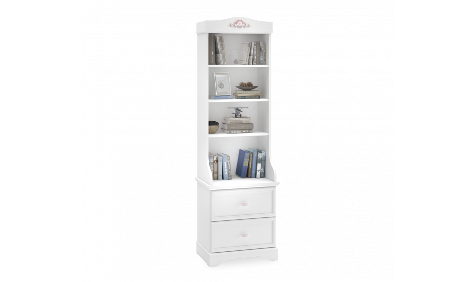 RUSTIC WHITE raamaturiiul | Laste riiulid | ZIPhome.ee pilt 1