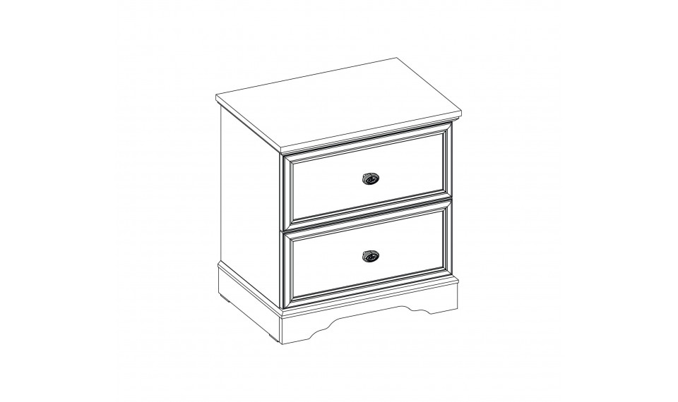 RUSTIC WHITE прикроватная тумбочка | Детские прикроватные тумбочки | ZIPhome.ee изображение 3