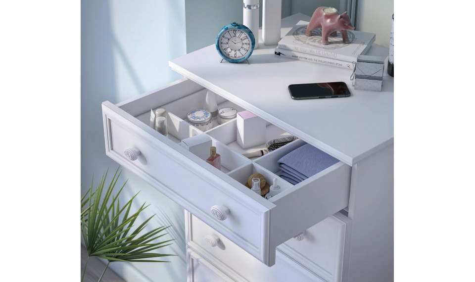 RUSTIC WHITE TALL DRESSER | 100% Quality RUSTIC WHITE TALL DRESSER | Children's dressers | ZIPhome.ee image 3