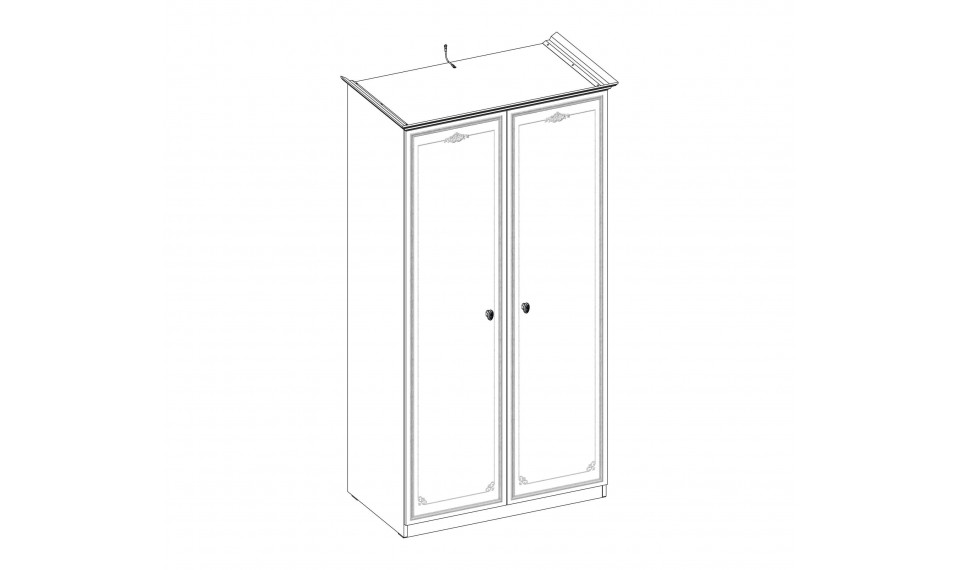 SELENA GREY 2-ukseline riidekapp | Laste riidekapid | ZIPhome.ee pilt 4