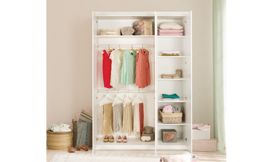 SELENA GREY 3-ukseline riidekapp | Laste riidekapid | ZIPhome.ee pilt 3