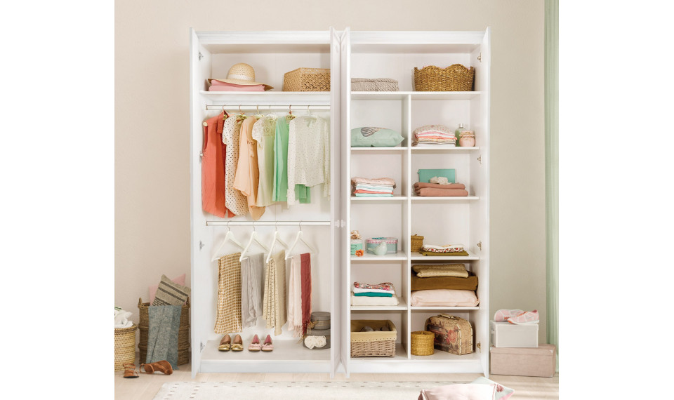 SELENA GREY 4-ukseline riidekapp | Laste riidekapid | ZIPhome.ee pilt 3