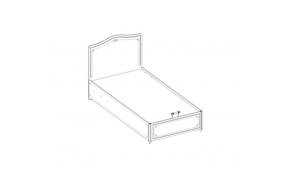 SELENA GREY voodi pesukastiga ja tõstemehhanismiga (100x200cm) | Laste voodid | ZIPhome.ee pilt 3