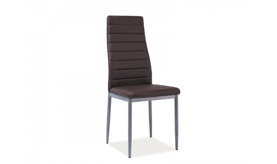 H261 BIS Chair Aluminium/Brown Eco Leather | Tuolit | ZIPhome.ee kuva 1