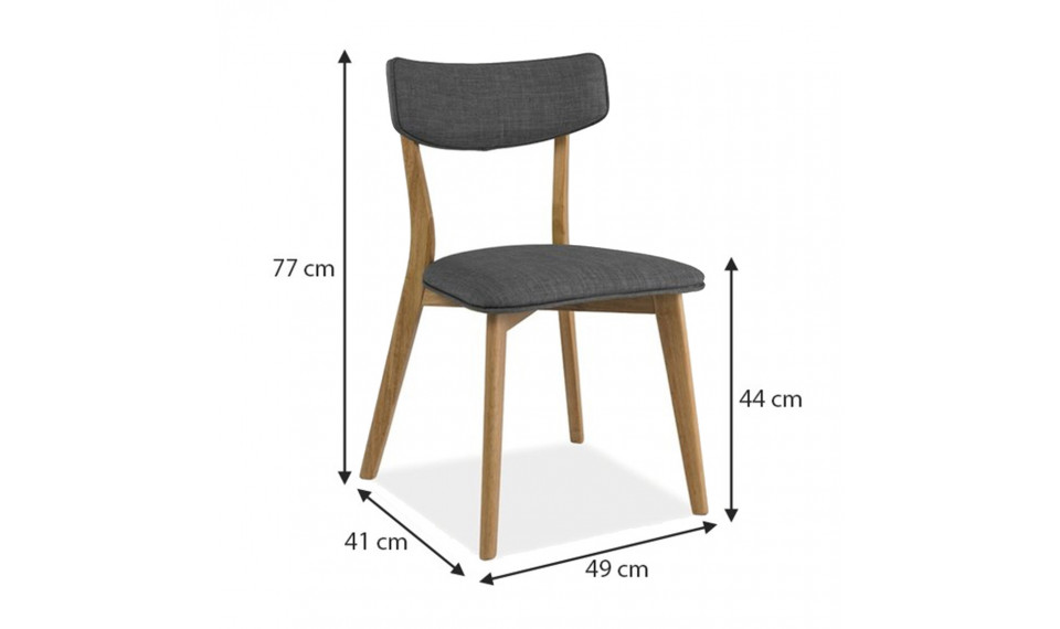 KARL Стул TAP40 Дуб/Серый | Стулья и кресла | ZIPhome.ee изображение 3