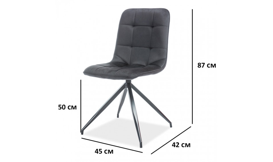 TEXO Стул VELVET BLUVEL 19 Черный | Стулья и кресла | ZIPhome.ee изображение 3