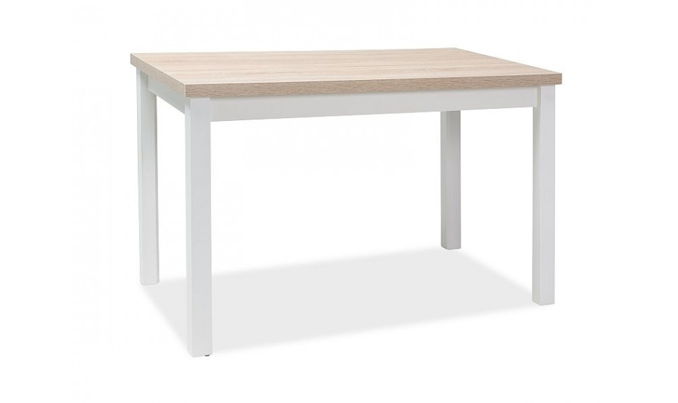 ADAM Söögilaud 100x60 Tamm SONOMA/Valge | 100% kvaliteet ADAM Söögilaud 100x60 Tamm SONOMA/Valge | Lauad | ZIPhome.ee pilt 1