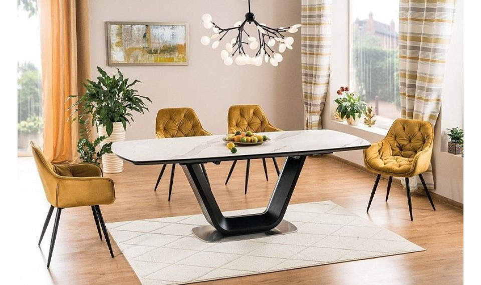 ARMANI CERAMIC Black Extendable dining table | Pöydät | ZIPhome.ee kuva 1
