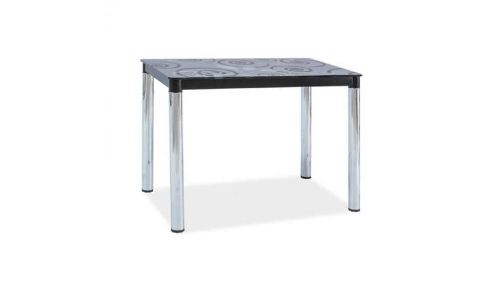 DAMAR II 100 Dining table, Chrome/black | Tables | ZIPhome.ee image 1