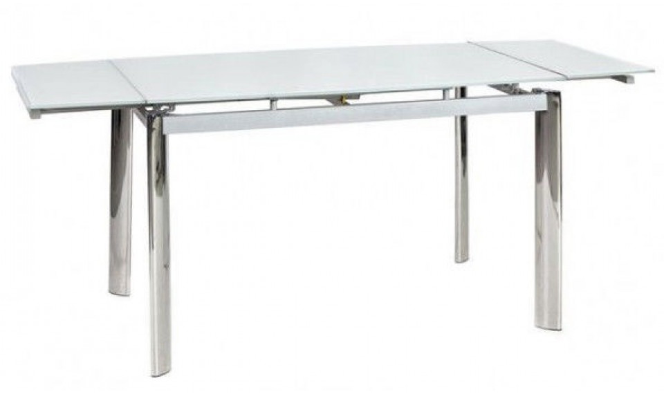 GD-020 Extendable Dining table, Chrome/White | Tables | ZIPhome.ee image 1