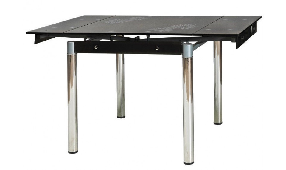GD-082 Extendable Dining table, Chrome/Black | Tables | ZIPhome.ee image 1