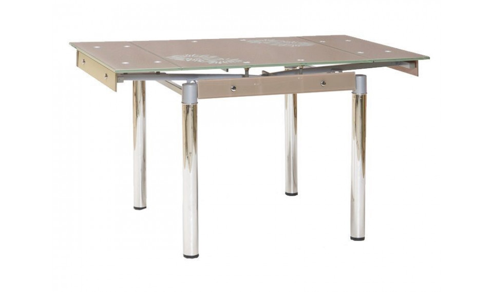 GD-082 Extendable Dining table, Chrome/Creame | Tables | ZIPhome.ee image 1