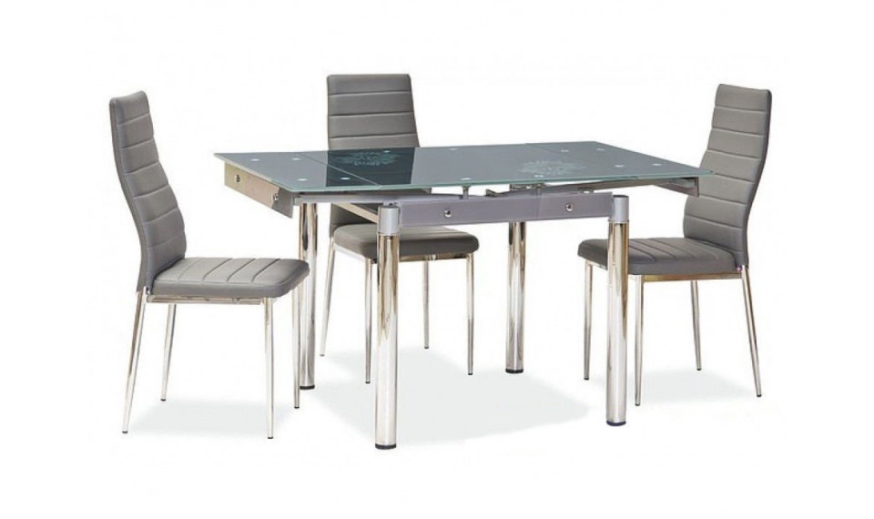 GD- 082 Extendable Dining table, Chrome/Grey | Tables | ZIPhome.ee image 1