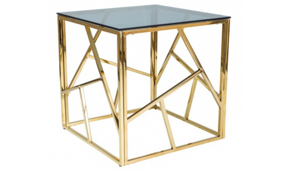 ESCADA B Coffee table, Dark Glass/Golden | Сoffee tables | ZIPhome.ee image 1