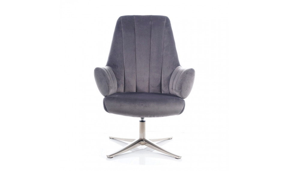 Armchair ADAMS VELVET BLUVEL 14 grey | 100% Quality Armchair ADAMS VELVET BLUVEL 14 grey | Armchairs | ZIPhome.ee image 2
