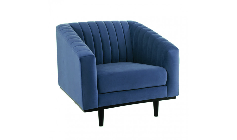Armchair ASPREY 1 VELVET BLUVEL 86 blue | 100% Quality Armchair ASPREY 1 VELVET BLUVEL 86 blue | Armchairs | ZIPhome.ee image 1