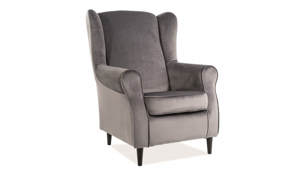 Armchair BARON VELVET BLUVEL 14 grey | 100% Quality Armchair BARON VELVET BLUVEL 14 grey | Armchairs | ZIPhome.ee image 1