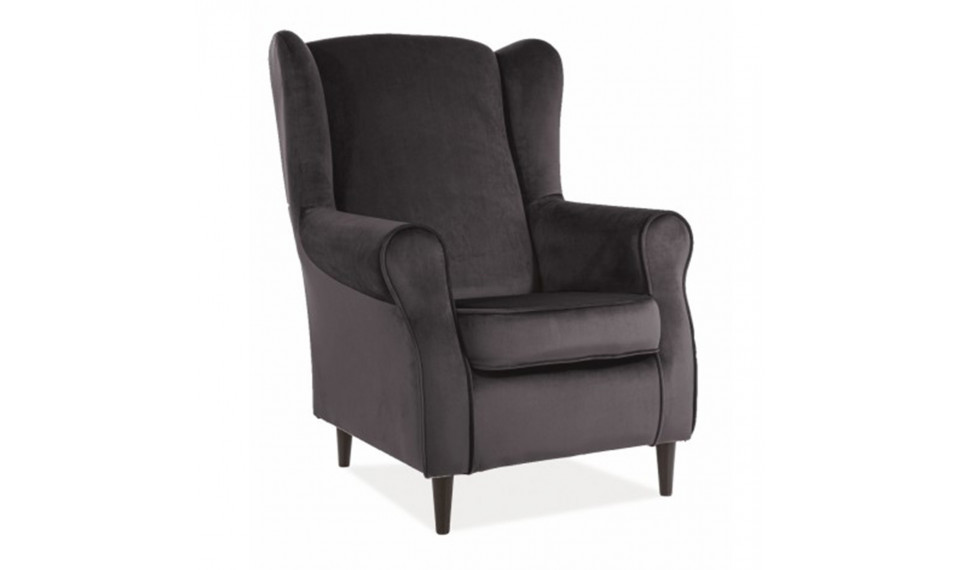 Armchair BARON VELVET BLUVEL 19 black | 100% Quality Armchair BARON VELVET BLUVEL 19 black | Armchairs | ZIPhome.ee image 1