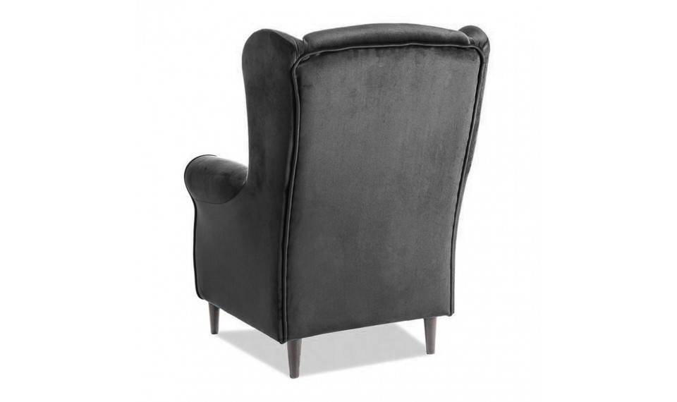 Armchair BARON VELVET BLUVEL 19 black | 100% Quality Armchair BARON VELVET BLUVEL 19 black | Armchairs | ZIPhome.ee image 2