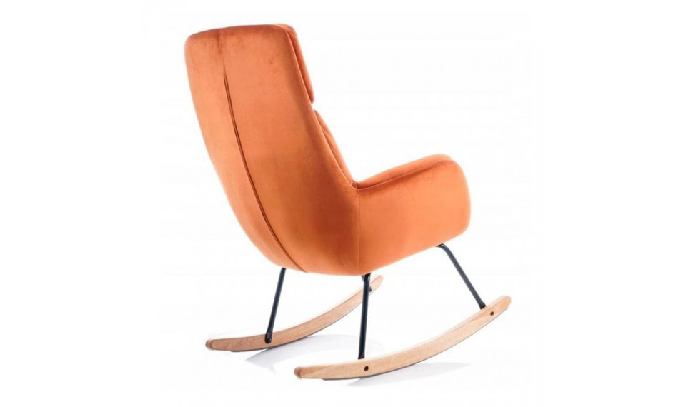 Rocking chair HOOVER VELVET TAP 179 Orange | 100% Quality Rocking chair HOOVER VELVET TAP 179 Orange | Armchairs | ZIPhome.ee image 3