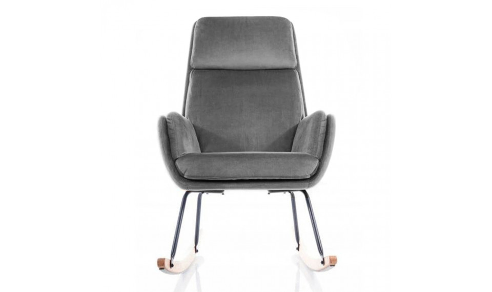 Rocking chair HOOVER VELVET BLUVEL 14 Grey | 100% Quality Rocking chair HOOVER VELVET BLUVEL 14 Grey | Armchairs | ZIPhome.ee image 3