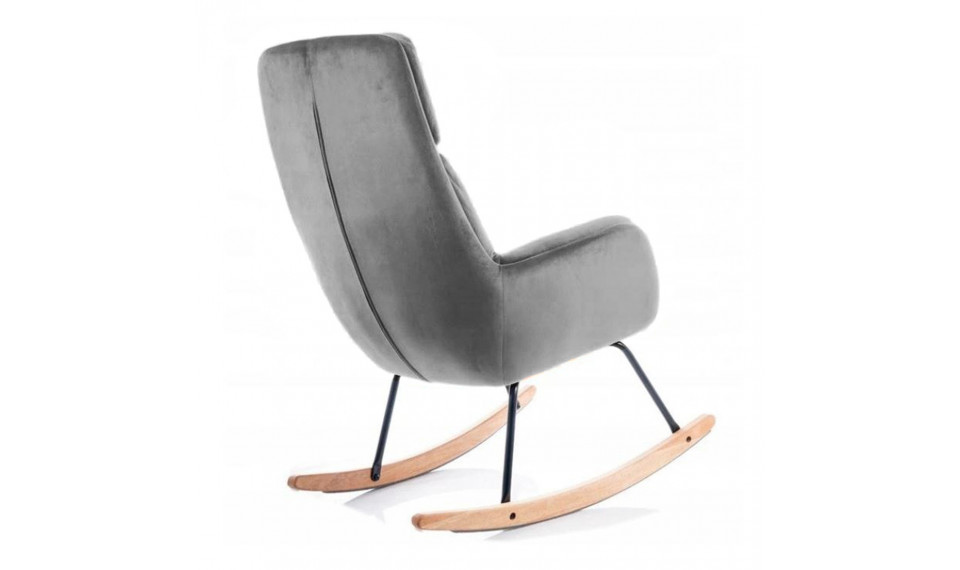 Rocking chair HOOVER VELVET BLUVEL 14 Grey | 100% Quality Rocking chair HOOVER VELVET BLUVEL 14 Grey | Armchairs | ZIPhome.ee image 2
