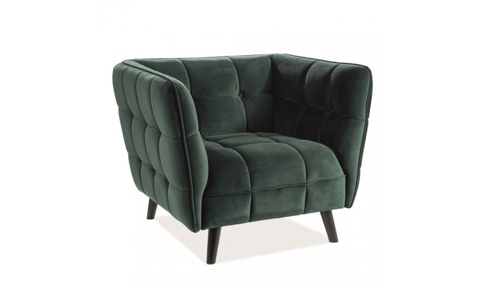 Armchair CASTELLO 1, VELVET  BLUVEL 78 green | 100% Quality Armchair CASTELLO 1, VELVET  BLUVEL 78 green | Armchairs | ZIPhome.ee image 1
